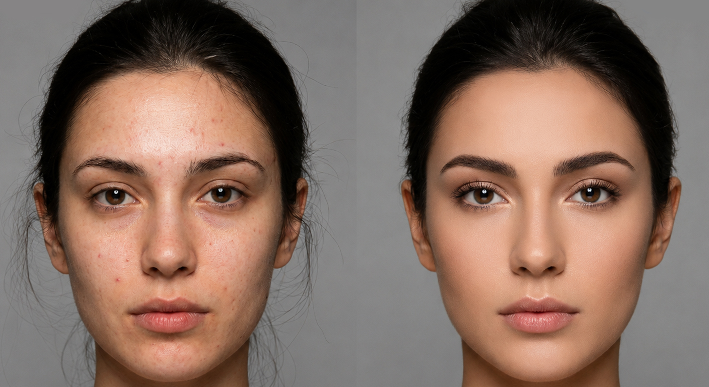 Professional Headshot and Model Retouching Sample