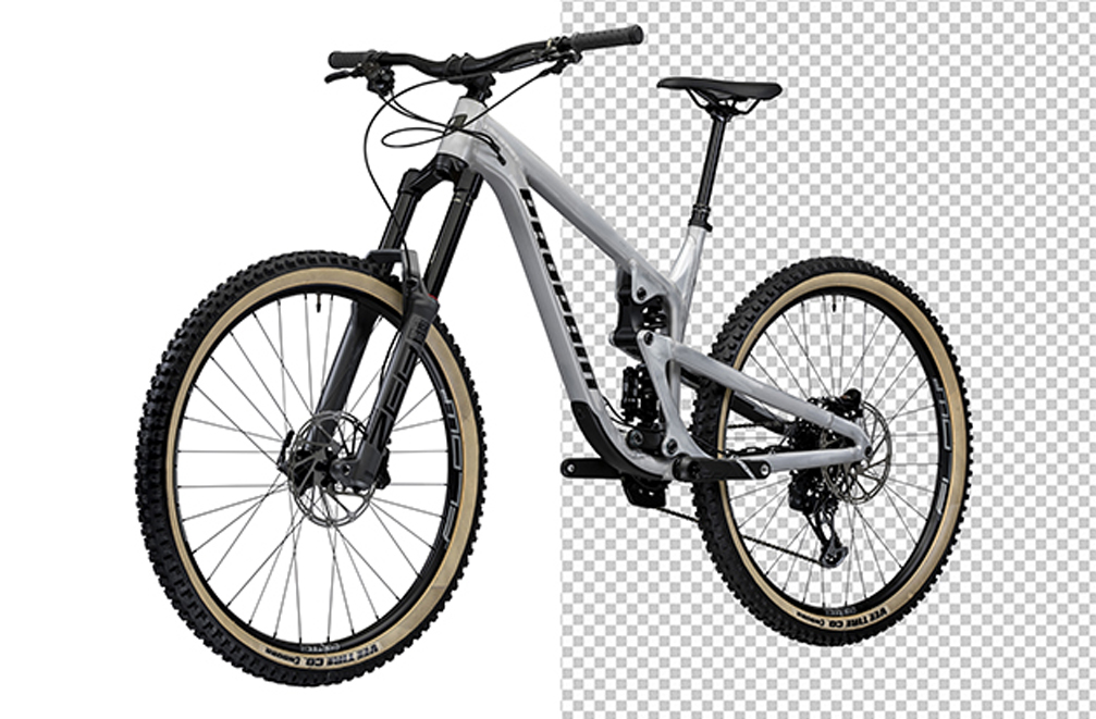 Super complex multi-path background removal for mountain bicycle