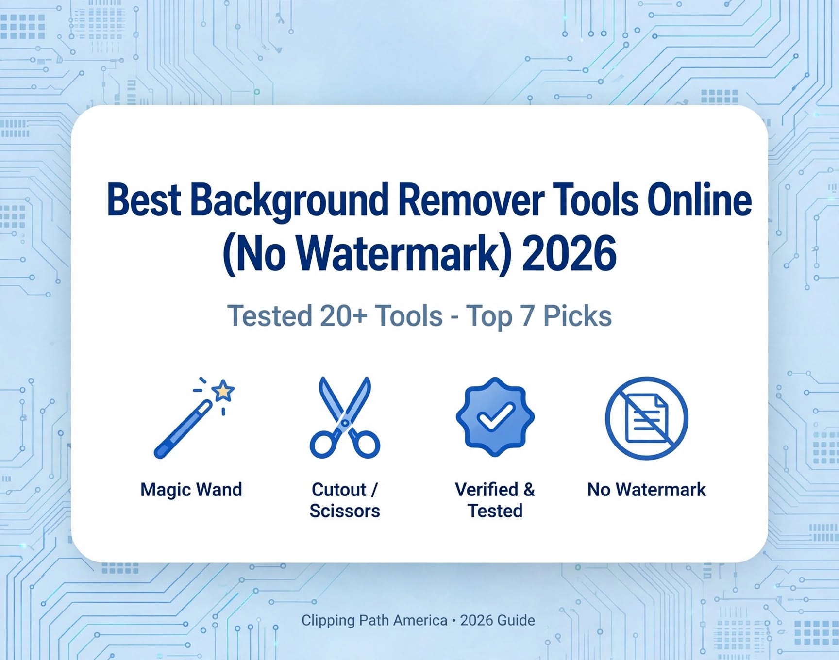 Best Background Remover Tools Online (No Watermark)